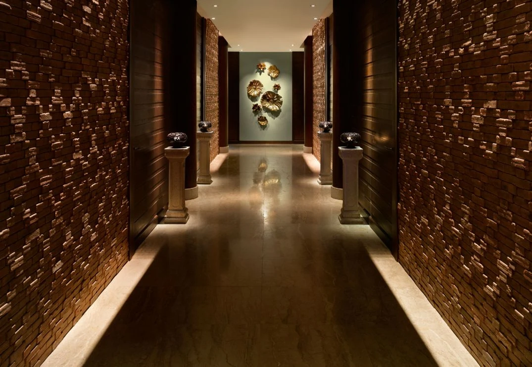 PBK Spa Brickwall Corridor