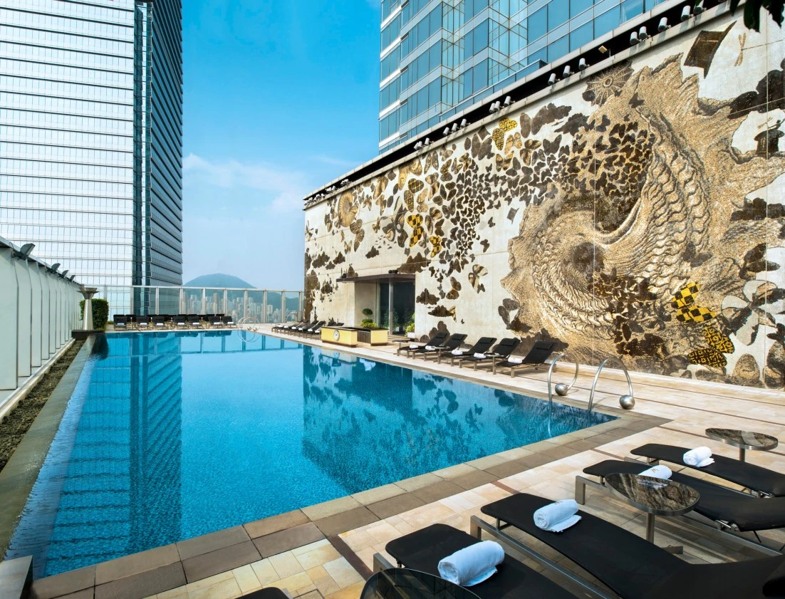 Wet Swimming Pool - Mosaic Wall