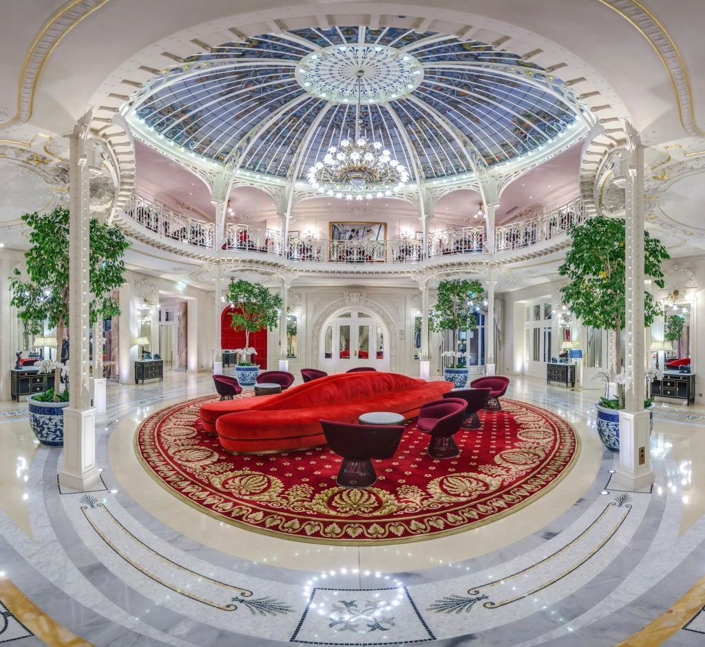 Hôtel Hermitage - Lobby - Jardin d'Hiver - Entrée Groupes