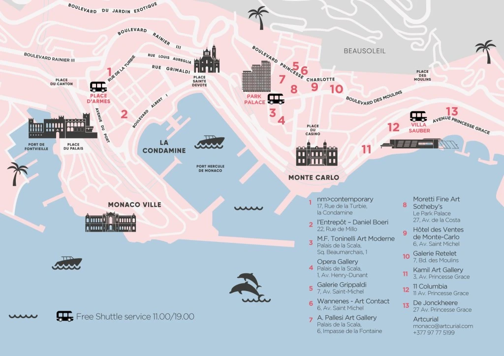 MAP_MONACO ART WEEK